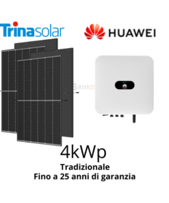 kit fotovoltaico tradizionale 4 k Huawei +Trina