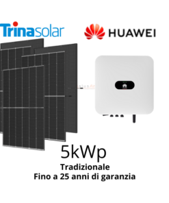 kit fotovoltaico tradizionale 5 k Huawei +Trina